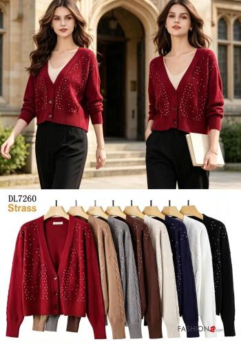 Cardigan with buttons with rhinestones - ph 2