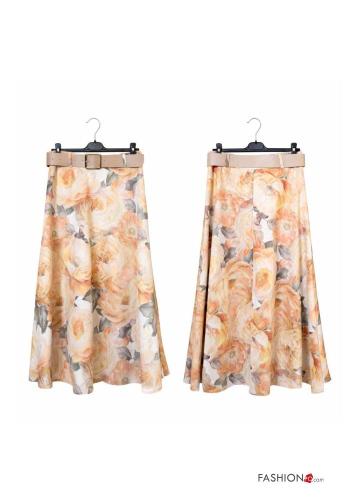 hoher Taille Rock mit Gürtel - ph 2