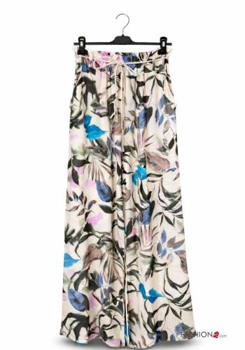 Pantalones cintura alta con cinturón - ph 2