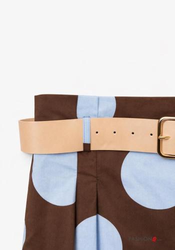 Falda de Algodón con cinturón - ph 4