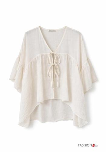 Blouse à col en V - ph 2