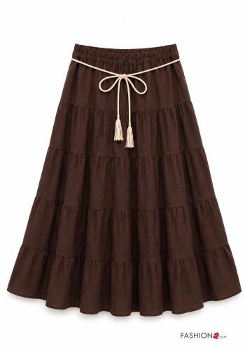 Cotton Skirt with belt - ph 2