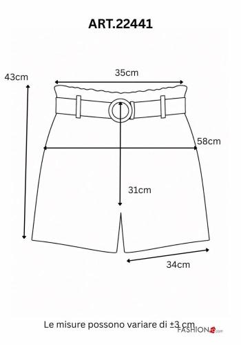 Linen Shorts with pockets - ph 3