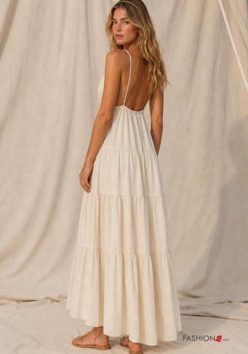 Vestido de Algodón con hombreras - ph 2