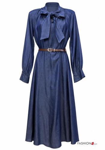 Dress with belt with bow - ph 2