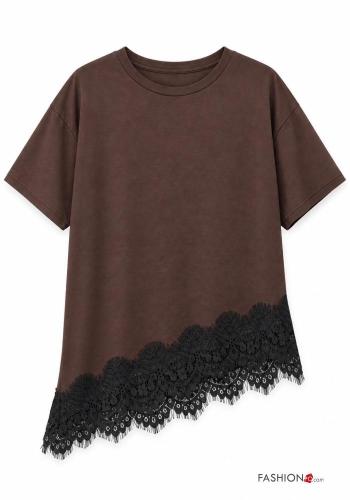 T-shirt em Algodão bordado inglês - ph 2