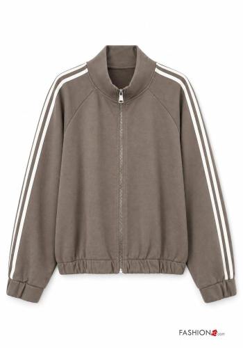Cotton Jacket Rollneck with zip - ph 2