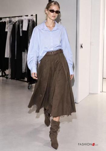 Cotton Skirt with belt - ph 3