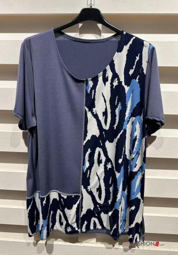 Creative print short sleeve Top - ph 4