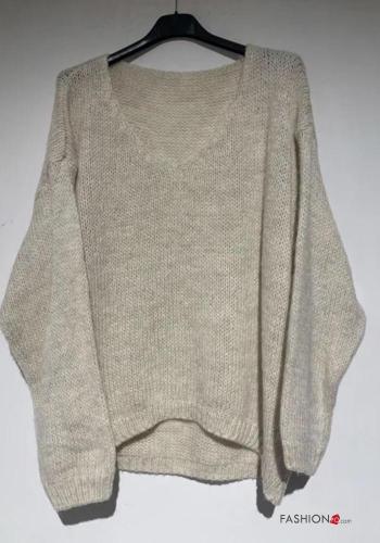 long sleeve Sweater with v-neck - ph 2