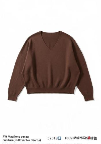Sweater with v-neck
