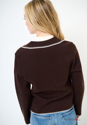 Veste en Mélange de Laine à broderie - ph 3