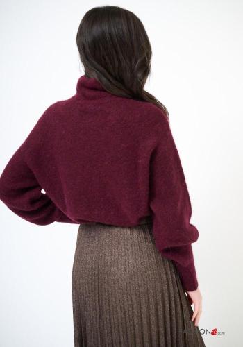 Camisola em Lã mista manga comprida com gola subida - ph 3