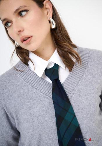 Maglione maniche lunghe scollo a V - ph 2