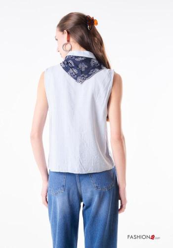 Top de Algodón sin mangas con cuello - ph 3