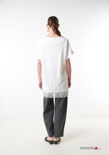 Vestido encaje manga corta - ph 4