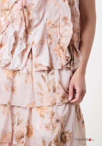 Floral sleeveless Cotton Skirt - ph 2