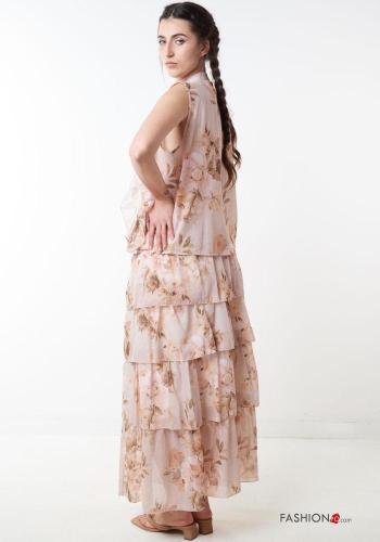Floral sleeveless Cotton Skirt - ph 4