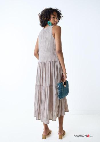 Vestido sin mangas con cuello en v - ph 4