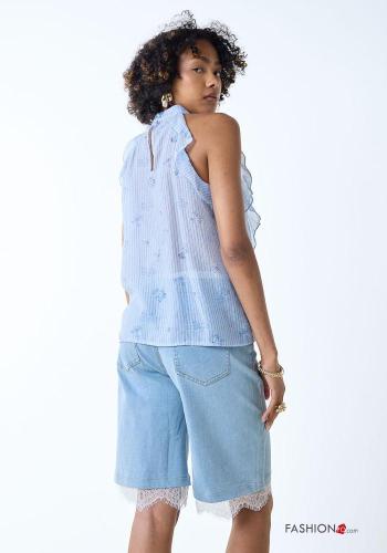 Top sin mangas Estampado Floral - ph 4