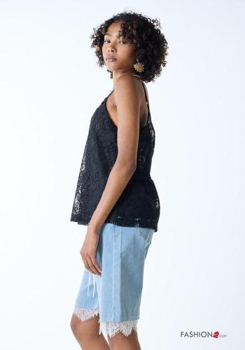 Top encaje Estampado Floral con cuello en v - ph 3