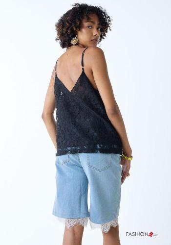 Top encaje Estampado Floral con cuello en v - ph 4