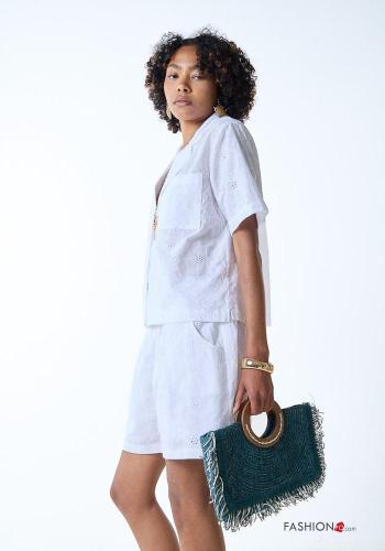 Shorts de Algodón bordado inglés - ph 2