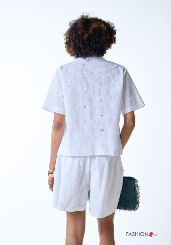 Shorts de Algodón bordado inglés - ph 3