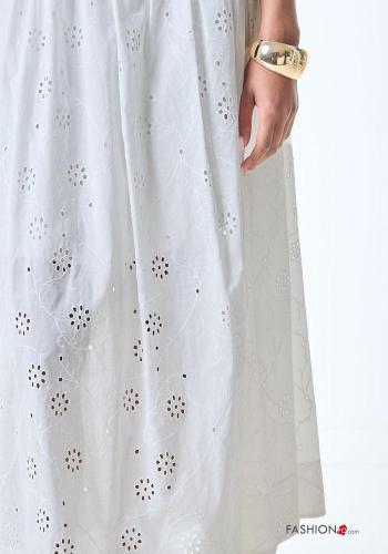 Falda de Algodón bordado inglés - ph 2