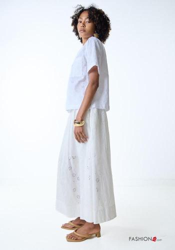 Falda de Algodón bordado inglés - ph 3