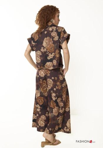 Floral Cotton Trousers - ph 3