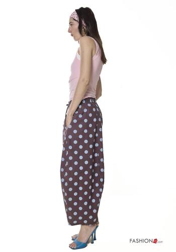 Polka-dot Cotton Trousers - ph 3