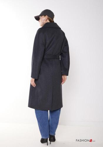 Wool Mix Coat with belt - ph 5
