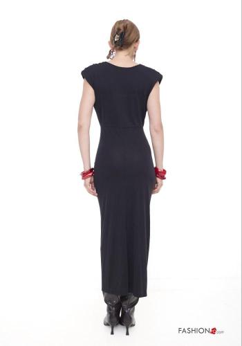 Dress with v-neck with split - ph 4