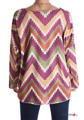 Camisola lurex gola V - ph 4