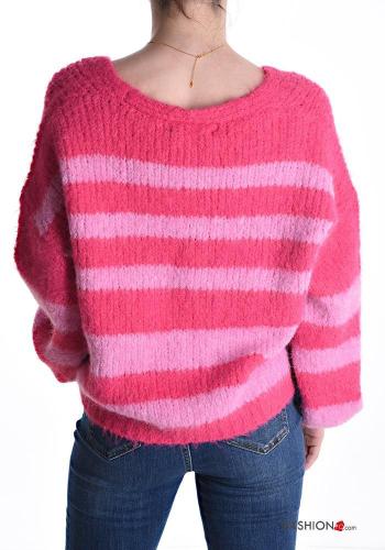 Camisola em Lã mista gola V - ph 2