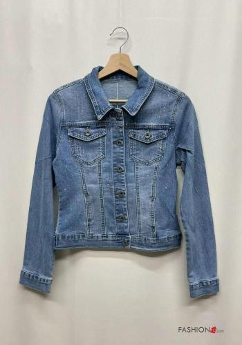 Cotton Jeans with rhinestones - ph 2