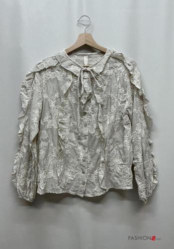 Chemise en Coton à boutons avec noeud - ph 2