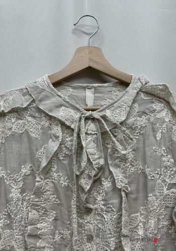 Chemise en Coton à boutons avec noeud - ph 4