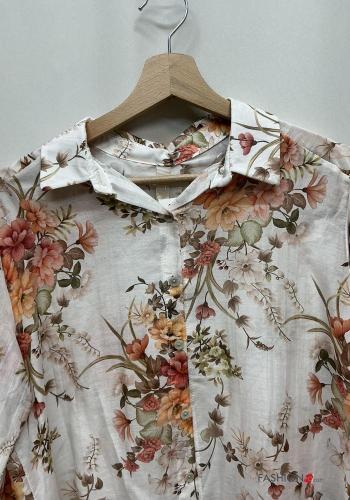 Chemise en Soie à Imprimé Floral - ph 4