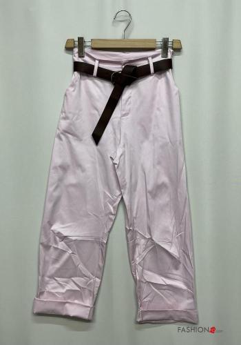 Hose aus Baumwolle mit Gürtel - ph 2