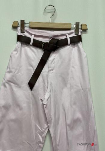 Hose aus Baumwolle mit Gürtel - ph 3