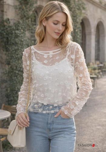 Camiseta de manga larga Estilo Informal