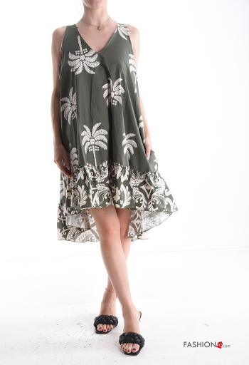 Patterned Cotton Dress