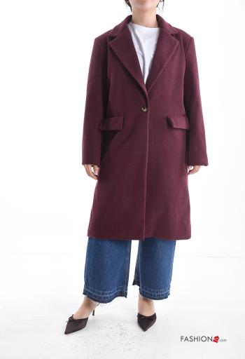 Casaco em Lã mista com forro