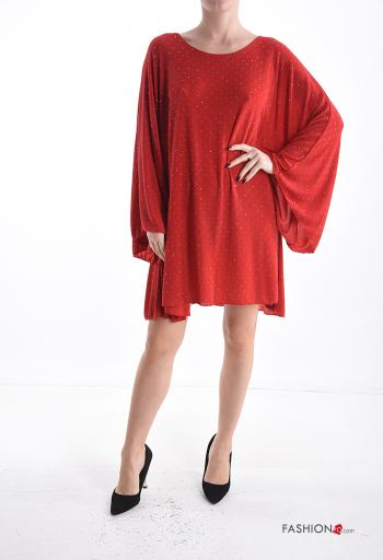 Vestido oversize com strass - ph 1