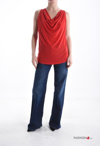 Top sem mangas com strass - ph 5