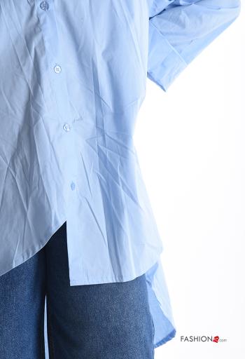 Camisa em Algodão manga comprida assimétrico - ph 4