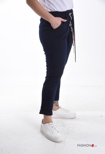 Joggers with pockets with drawstring - ph 3