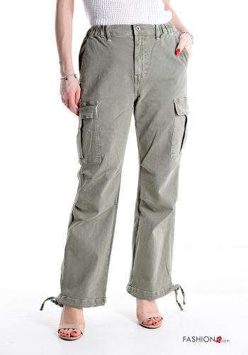 Pantalon en Coton avec poches